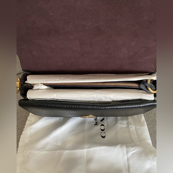 NWT Coach Mixed Leather Dreamer Black - Picture 4 of 7